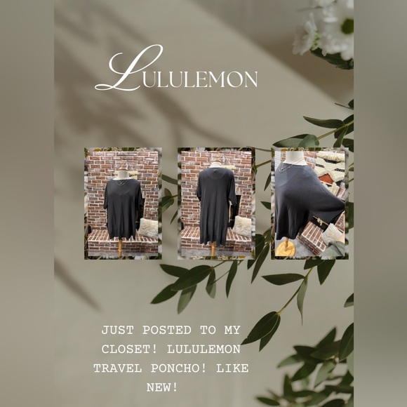LULULEMON BE AT EASE PONCHO Sz. One Size - Picture 4 of 13